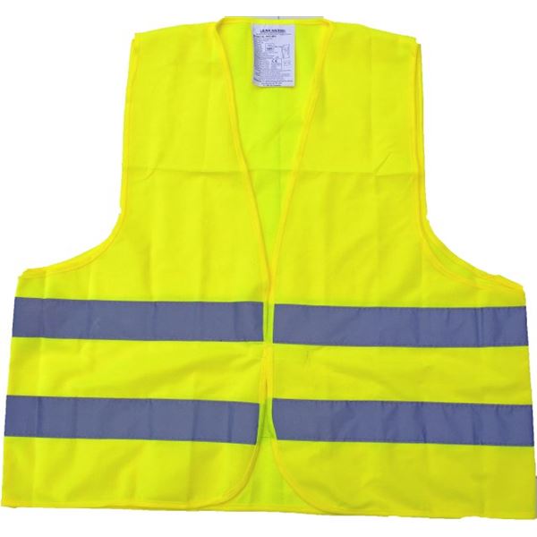 Gilet De Sécurité Adulte Jaune Homologué Feu Vert