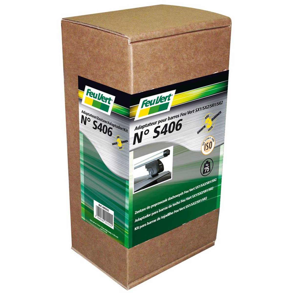 Kit S406 pour barre FEU VERT railing