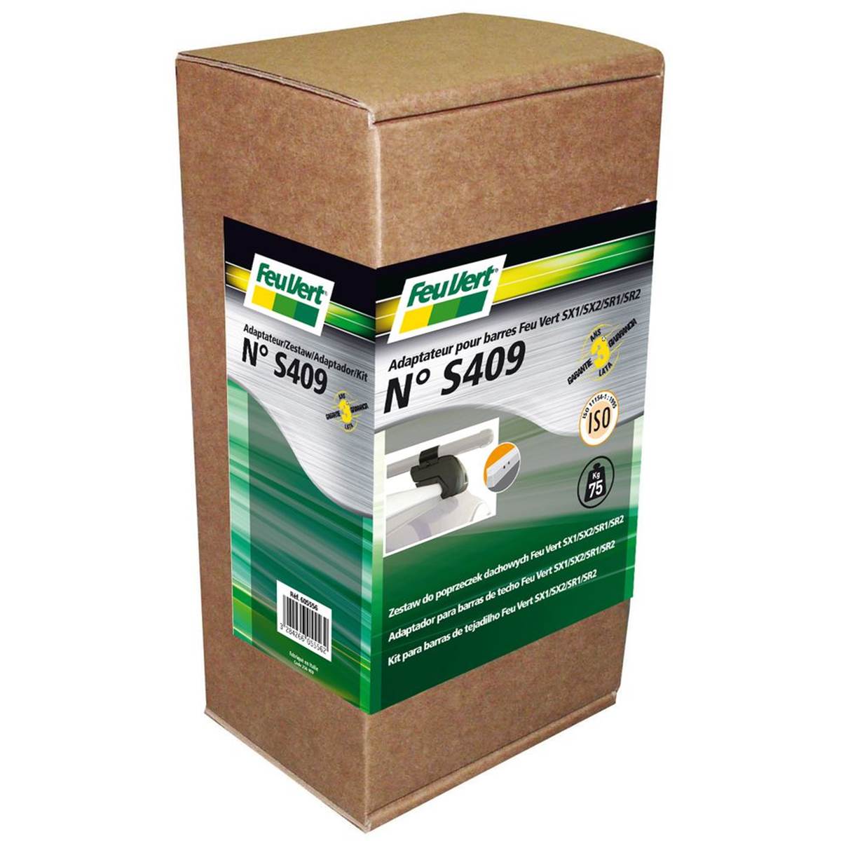 Kit S409 pour barre FEU VERT railing