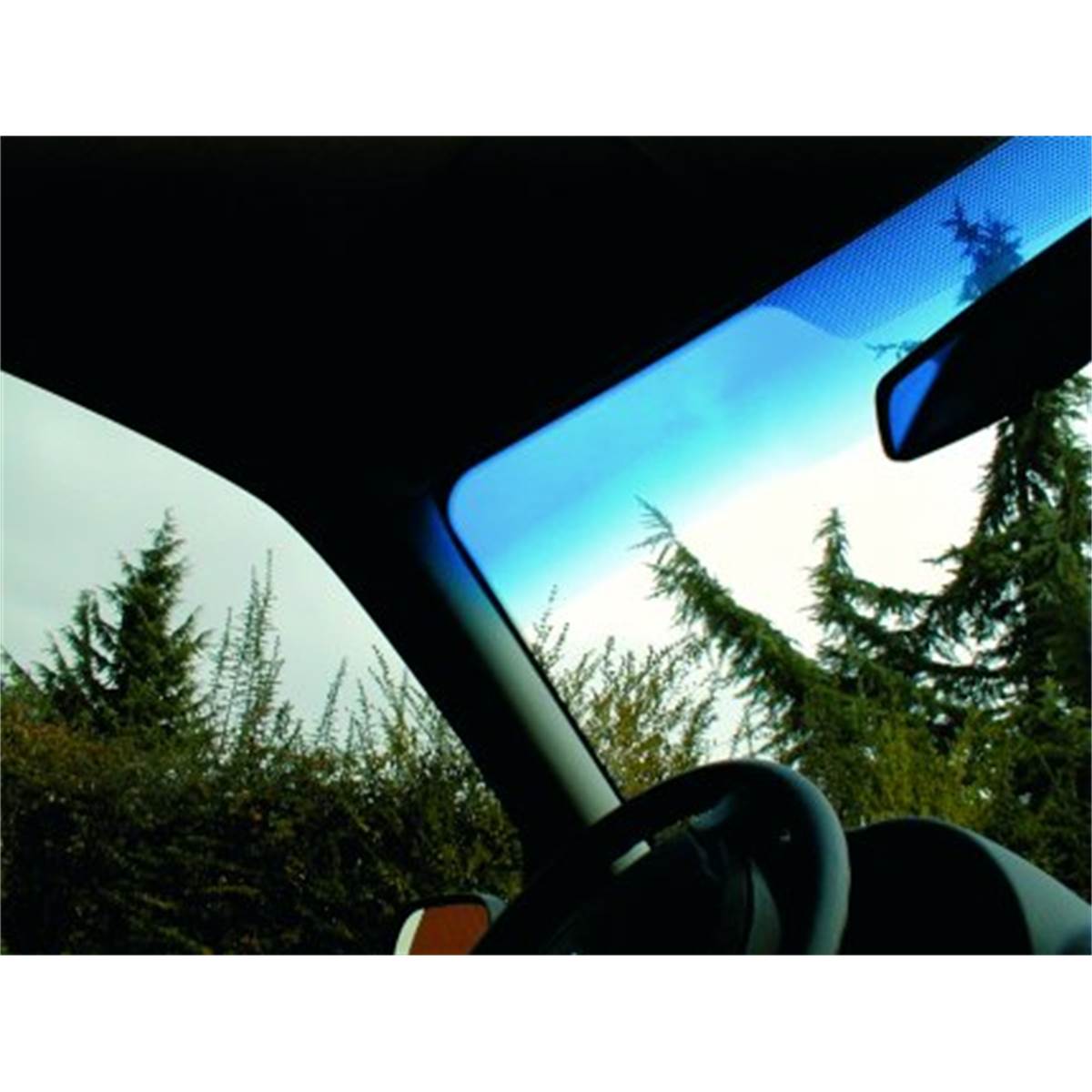 Film solaire voiture bleu reflective Cadox 20 x 150