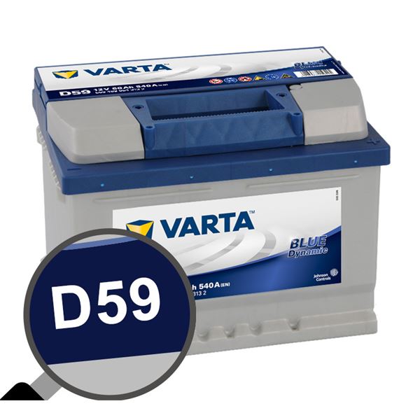 Аккумулятор varta d59