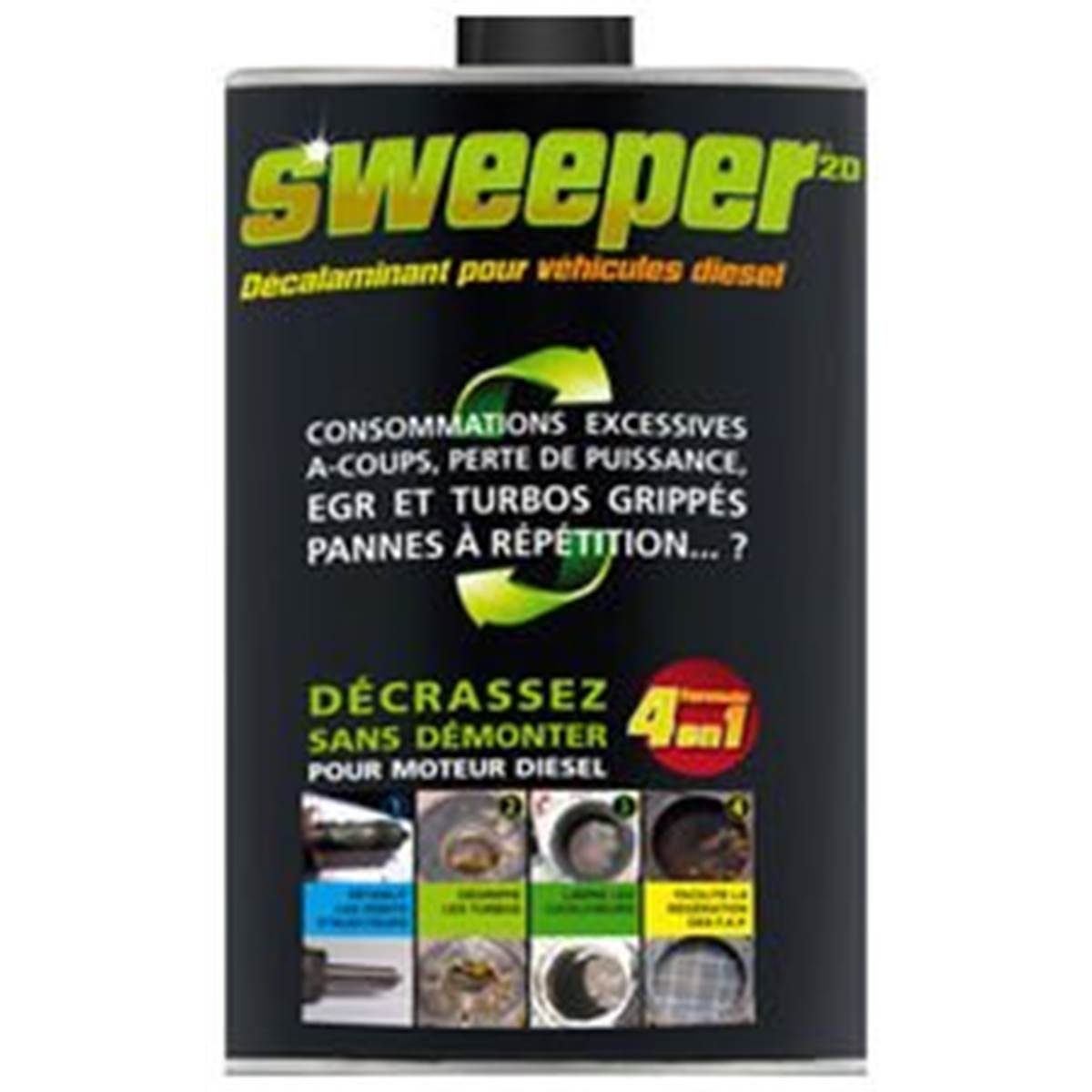 Additif diesel décalaminant Sweeper 2l