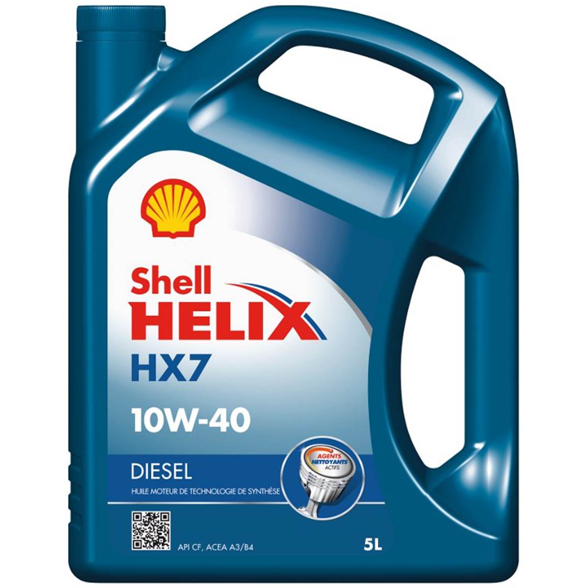 Huile moteur SHELL Helix HX7 Diesel Plus 10W40 5L
