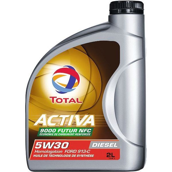 Huile TOTAL Activa 9000 Futur NFC Essence 5W30 2L - Feu Vert
