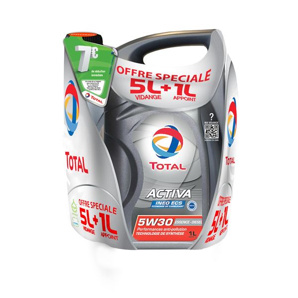 huile moteur total activa ineo ecs essence et diesel 5w30 huile moteur total activa ineo ecs essence et diesel 5w30