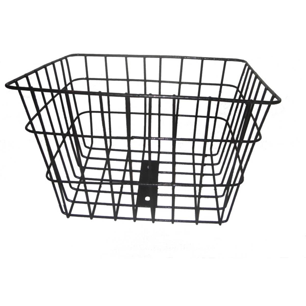 Panier métal noir + fixation pour vélo